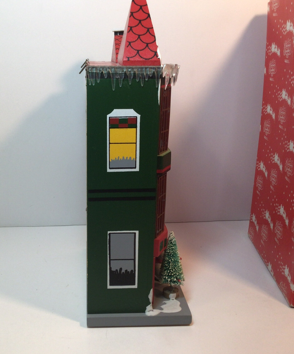 Vintage ENESCO Music Box 1986 “White Christmas”Wind Up NIB Brown Stone House eBay