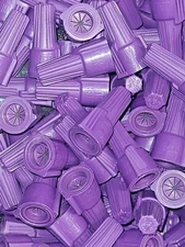 Ideal Twister Al/Cu Wing Nut Wire Connectors Aluminum to Copper 65 Purple NEW