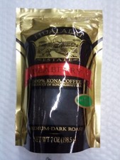 Hualalai 100 KONA PEABERRY Medium Dark Roast 7oz. From Hilo Best Prices
