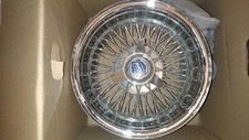 1 Zenith Wire Wheel Single Casted 15x8 Reverse 72 Spoke X Lace Kanted Knockoff