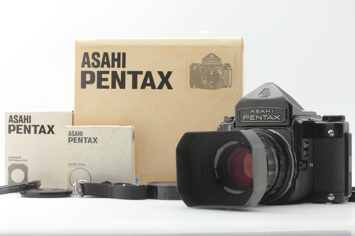 PENTAX6×7 ペンタックス6×7 MINT+++】 Pentax 6x7 67 Mirror Up Eye Level Film Camera +