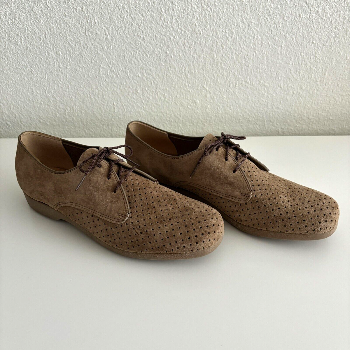 Mens Hush Puppies Beige Suede‎ Oxford Style Shoes Size 12-13 Hush Puppies Oxford Solid Dress Shoes for Men for sale | eBay main image 3