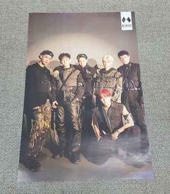 K-POP EXO 6th Album [OBSESSION] EXO Ver. GROUP Ver. OFFCIAL POSTER