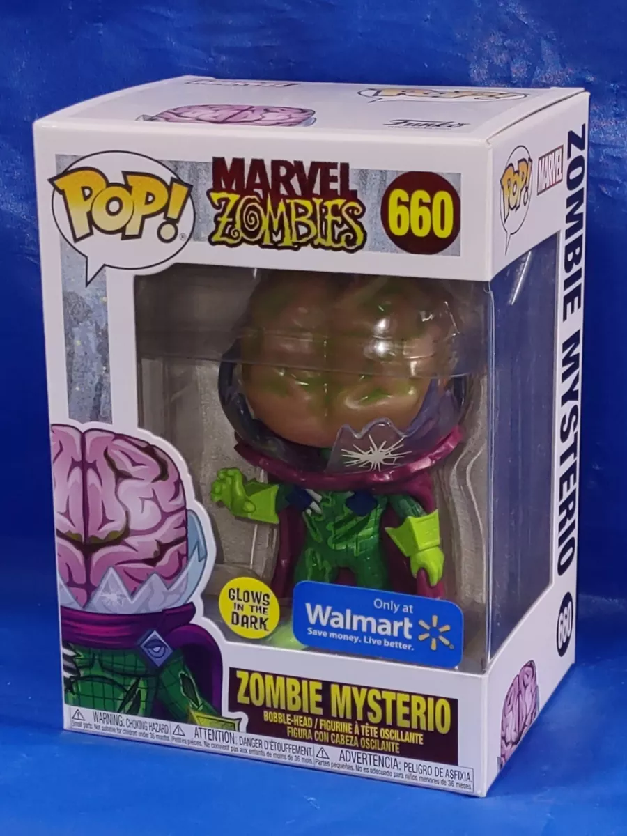 EXCLUSIVE MARVEL ZOMBIES GLOW IN DARK MYSTERIO FUNKO POP VINYL