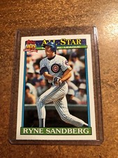 1991 Topps Baseball # 398 NL All Star Ryne Sandberg 2nd Base