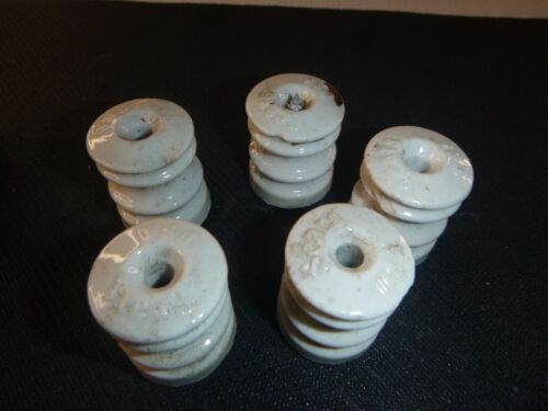 Lot Vintage Ceramic Knob & Tube Wire Insulators Porcelain Sink Handles Etc. - Picture 12 of 13
