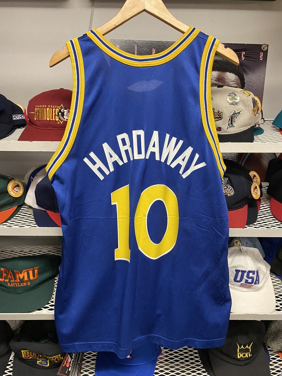 ☆ Champion 90s NBA ウォリアーズ ハーダウェイ ユニフォーム☆ NBA GOLDEN STATE WARRIORS BASKETBALL JERSEY CHAMPION #10 TIM