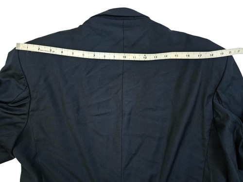 HOT VTG Men BURBERRYS STOCKWOOD DOUBLE BREAST GOLD BUTTONS WOOL NAVY BLAZER 44 L - Picture 14 of 15