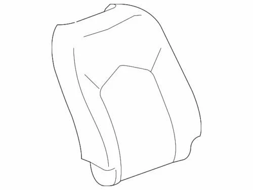 Genuine GM 2010-2015 Cadillac SRX Jet Black Rear Seat Back Cover 22867032