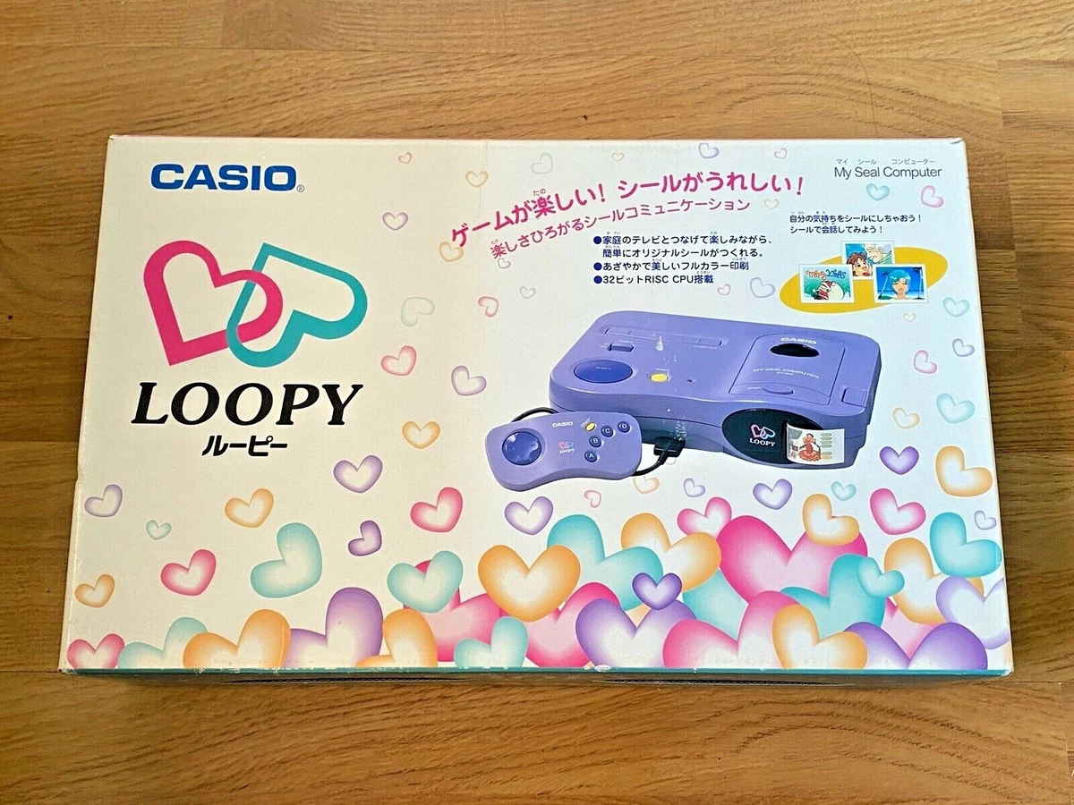 Casio Loopy My Seal Computer SV-100 Video Game Console [Boxed 