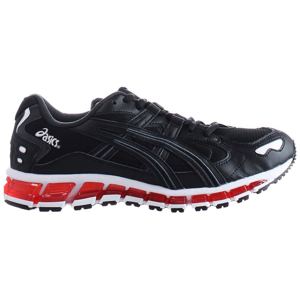 Asics Gel-Kayano 5 360 Lace-Up Black Synthetic Mens Trainers 1021A159_001