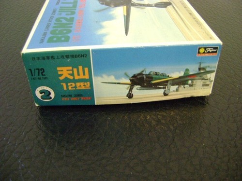 Fujimi 1/72 B6N2 Jill ""Tenzan"" Carrier Attack Bomber Modellbausatz Neu in versiegelter Verpackung - Bild 4 von 8