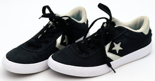 Converse All Star Kid's Children's Shoes Black and White Size 1 In XLNT Used Con