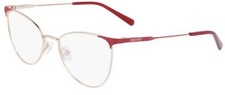 NEW NINE WEST NW 1095 602 Burgundy  Rose Gold Eyeglasses 48mm w/ Nine West Case