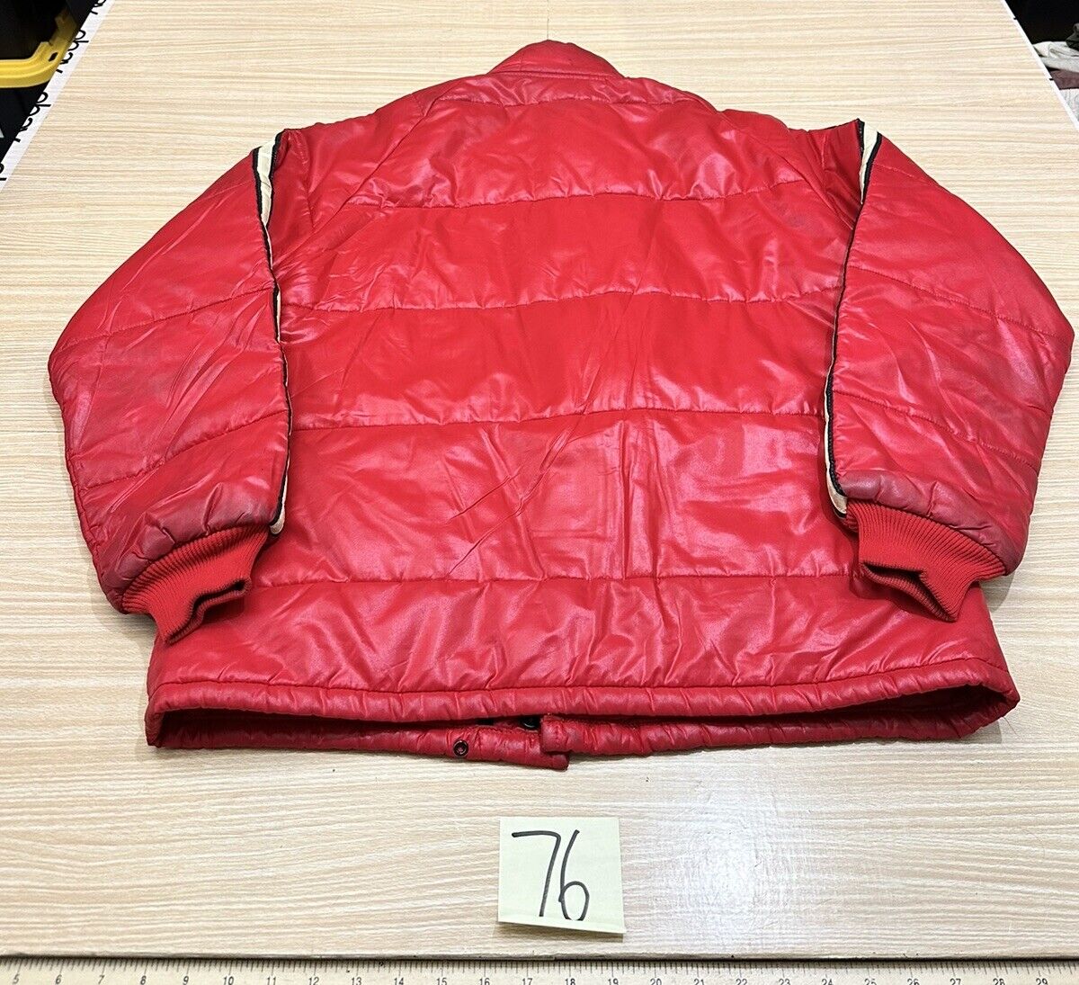 VINTAGE 70s Bell Helmets Jacket Racing USA Insulated Arctic VINTAGE 70s Bell Helmets Jacket Racing USA Insulated Arctic