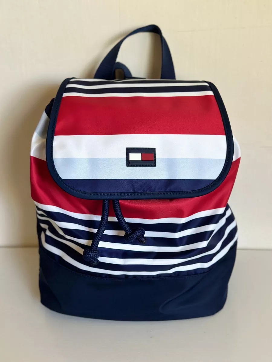 White tommy hilfiger backpack hot sale