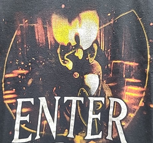 Wu Tang Clan 36 Chambers Shirt Enter The Wu Tang Tee Size Medium Black - Picture 3 of 5