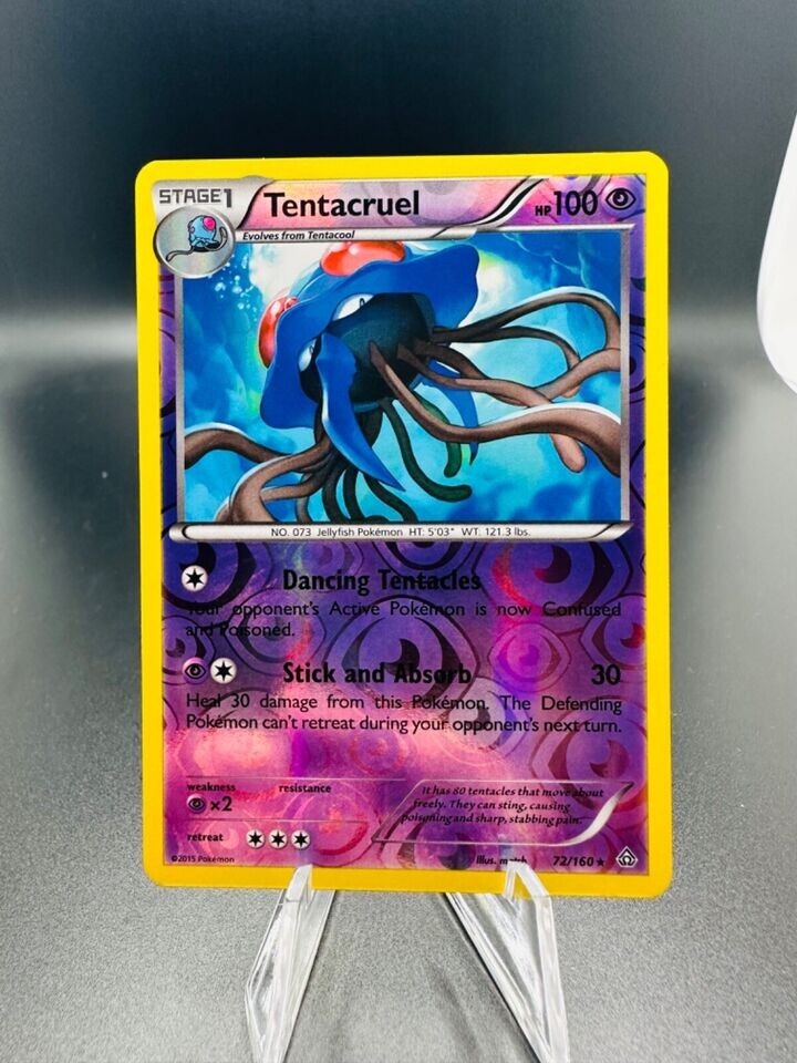 Pokemon TCG - Reverse Holo Tentacruel 72/160 - Primal Clash 2015