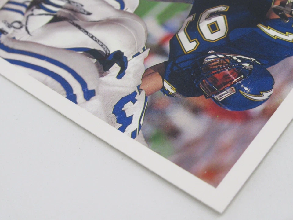 Leslie O' Neal SIGNED 1993 San Diego CHARGERS DE Upper Deck NFL Football Card - Image 3 of 4