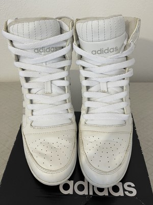 Adidas originals - superstar - scarpe da ginnastica alte bianche con zeppa  nascosta - bianco - Stileo.it
