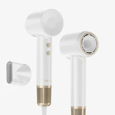 Laifen Swift Premium High-Speed Hair Dryer Golden White PLUS DIFFUSER NOZZLE