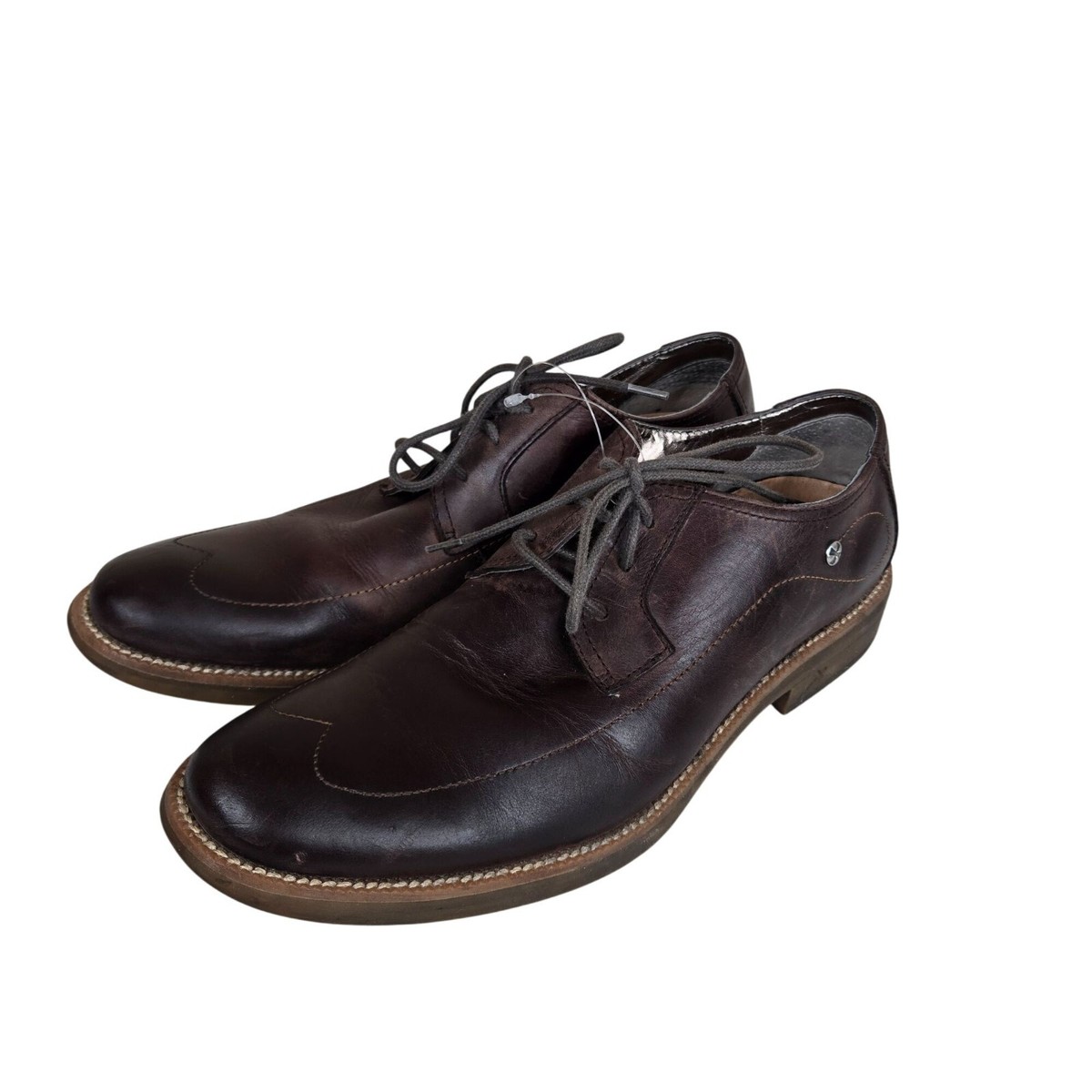 mark nason dress shoes Mens Brown Leather Oxford Size 8.5 handsome design and soft comfort with the Mark Nason Clubman Mark Nason Mens Brogue Dress