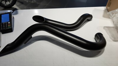 95312 BLACK DOWN DRAFT DRAG PIPES XL 86-ON  SET