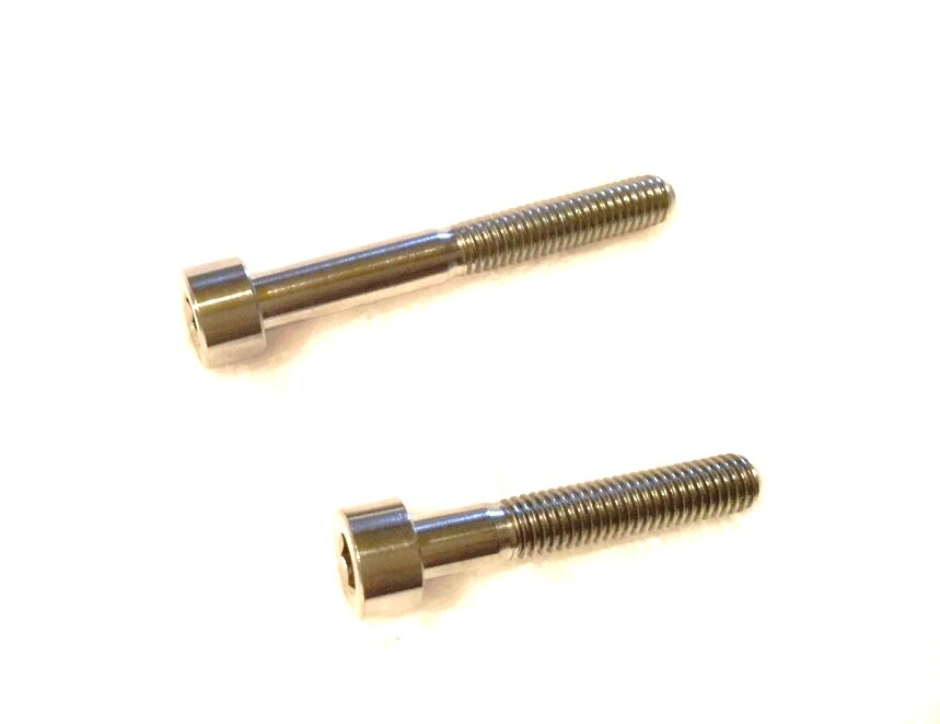 Vis En Titane Grade 5 M6x35 Mm - Lot De 2, Tête Cylindrique Six Pans Creux, DIN 912