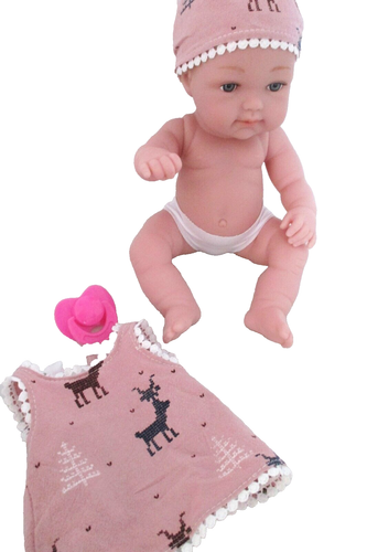 12" Baby Doll With Outfit & Pacifier - Picture 8 of 10