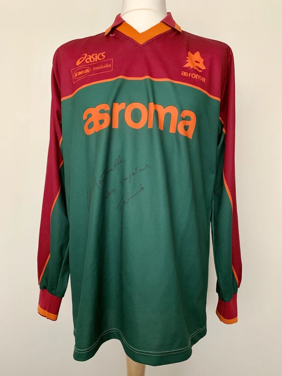 Maillot AS Roma Porté En Match (match Worn) – Vucinic N°9, Kappa, Vintage, Taille XL