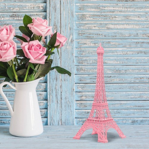 Table Eiffel Tower Decor Statue Figurine Office Metal Ornaments High Quality - Photo 7/12