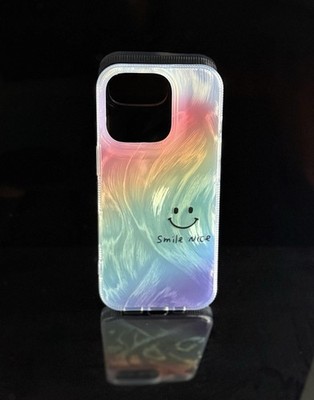 Rainbow Smile Phone Case Compatible with iPhone 13 Pro and Xiaomi Redmi Note 13