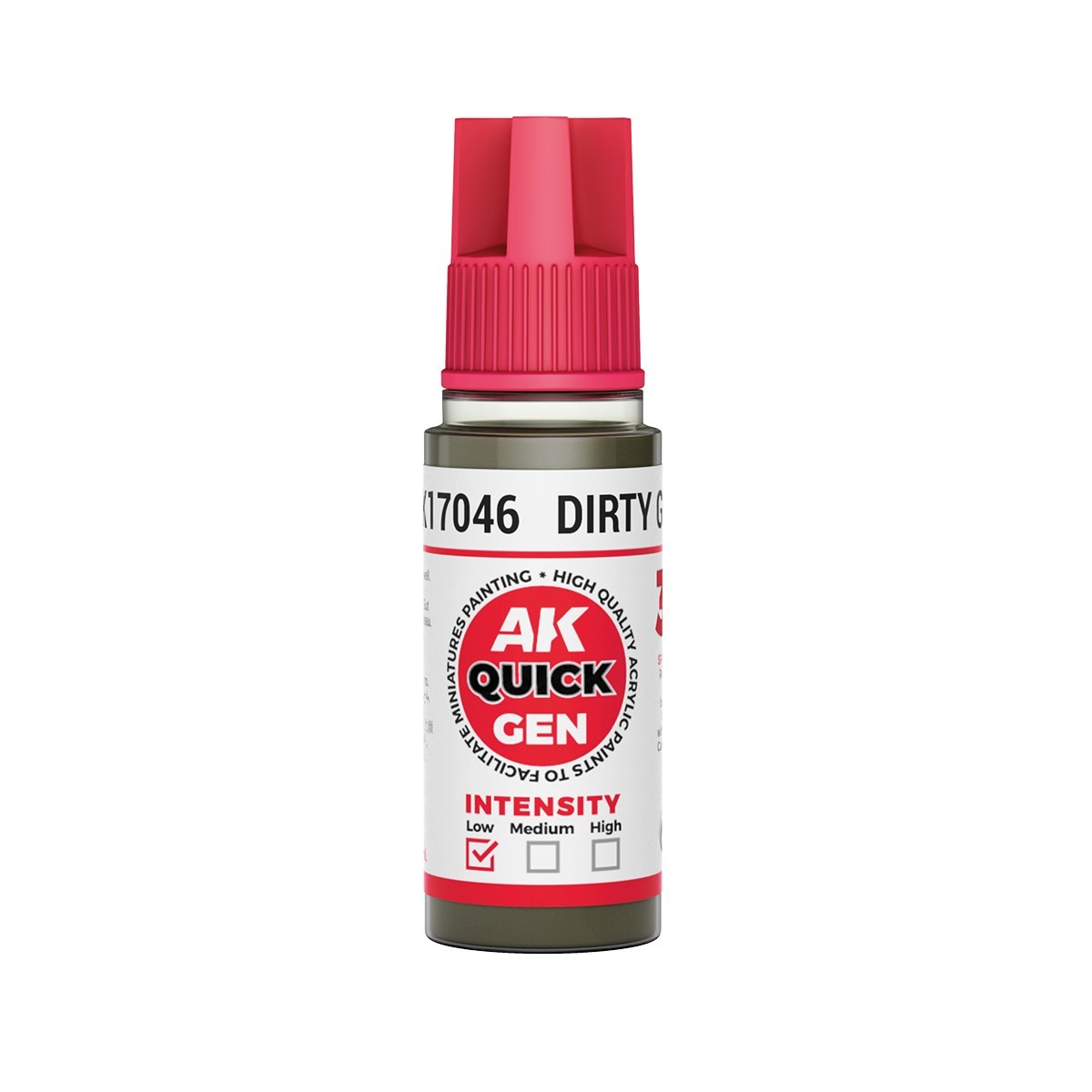Dirty Grey - AK Quick Gen Colour - AK Interactive 18ml Acrylic Paint