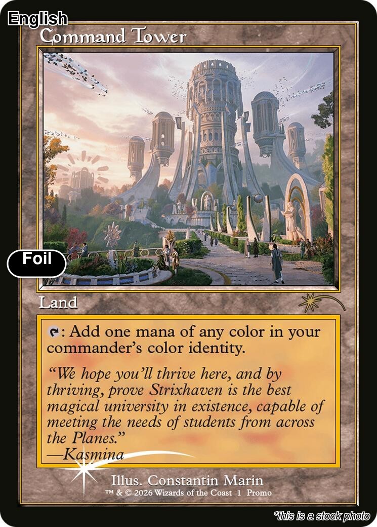 Command Tower (Strixhaven: Omens of Chaos) Foil NM [MEDIA - 2026-01] EN
