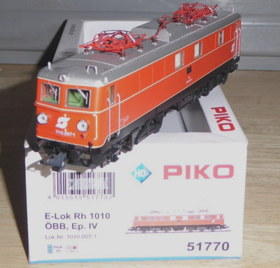 Piko 51770 H0 Locomotive Rh 1010 007-1 ÖBB Epoch 4/5 with Dss And LED Boxed RAR
