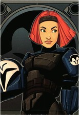 Star Wars Bo-Katan Kryze Karen Hallion Postcard Unposted