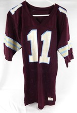 1982-84 Michigan Panthers #11 Game Issued Royal Plum Jersey USFL S 0498