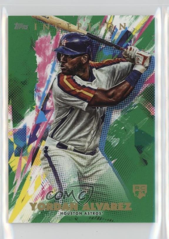 2020 Topps Inception Green Yordan Alvarez #25 Rookie RC 0w7