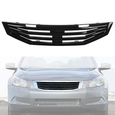 Fit 08-10 Accord 2DR Sedan JDM Mugen Style Black Horizontal Front Hood Grille
