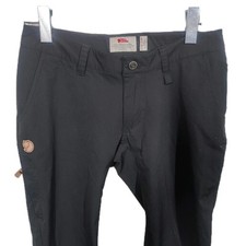 FJALLRAVEN ABISKO Womens Stretch Trouser Pants US 29 X 31 Regular Black