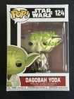 DEEP ROY Signed Star Wars Dagobah Yoda Funko Pop #124 AUTO PSA