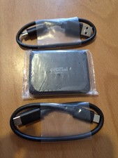Crucial X9 1TB Portable SSD External USB-C 1050MB/s Up to Date Cables Included