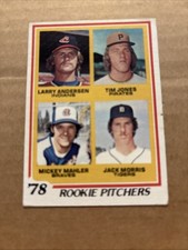 1978 Topps Jack Morris Rookie #703 HOF