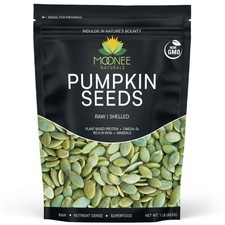 Moonee Naturals Pumpkin Seeds 1 Pound, Gluten Free, Non GMO, No Shell, Unsalt... 15.69 per gallon
