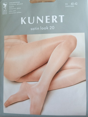 Kunert Strumpfhose ''Satin Look 20'' transparent Glänzend Candy 20den M  / 40 - 42