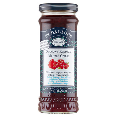 St. Dalfour Fruit Rhapsody Fruchtprodukt Himbeere & Granatapfel 284 G