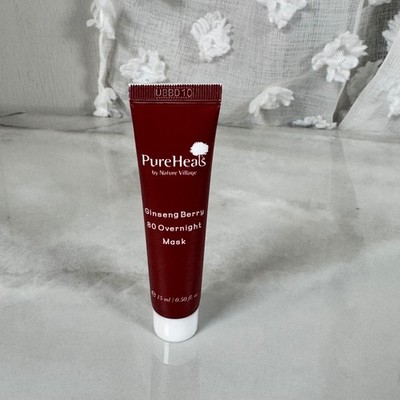PureHeals by Nature Village Ginseng Berry 80 Overnight Mask .50 fl oz 15 ml