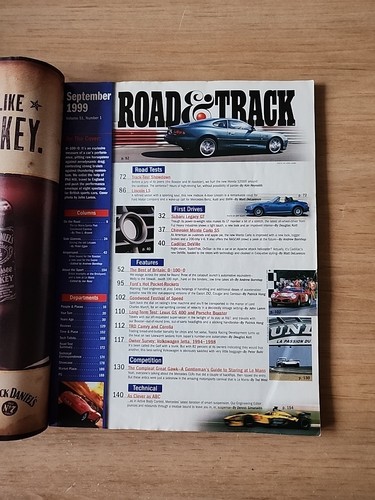 Road and Track September 1999 - Picture 2 of 5