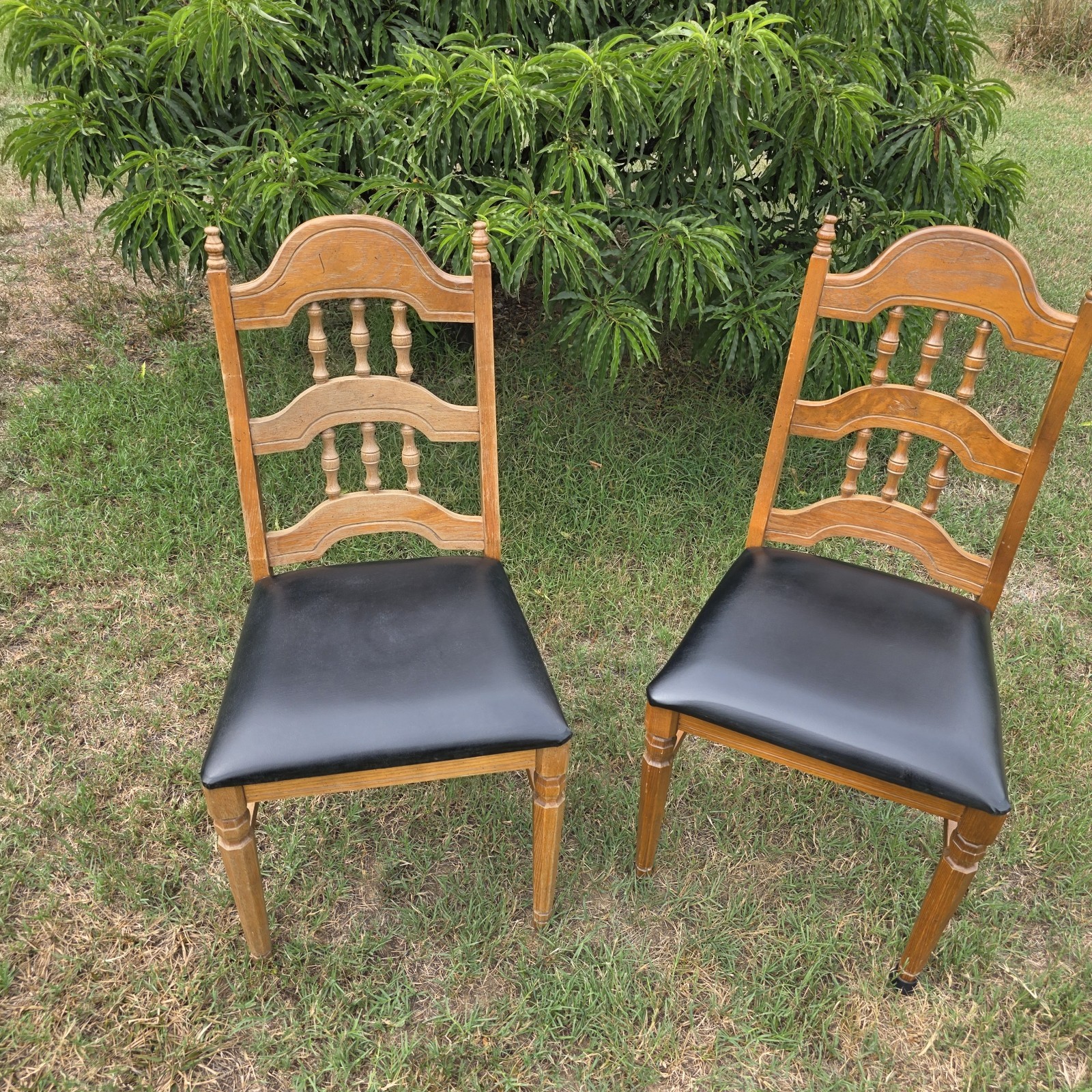 Liberty Chair Company North Carolina Pair Of Mid Century Chairs Oak
