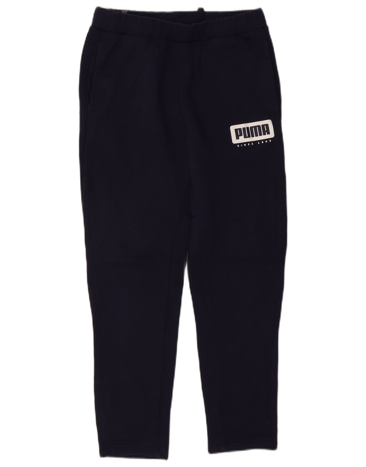 Puma Mens Graphic Tracksuit Trousers Small  Navy Blue AS07